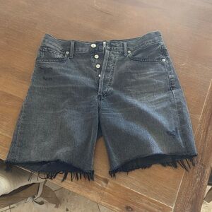CITIZENS OF HUMANITY Camilla Raw Hem  Shorts in Karma Size 28 NEW W/O TAGS
